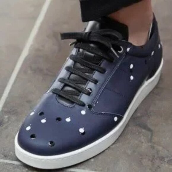 WANT Les Essentiels Leather Double Dot Lennon Sneakers Size 41 (8 US) - Picture 1 of 16